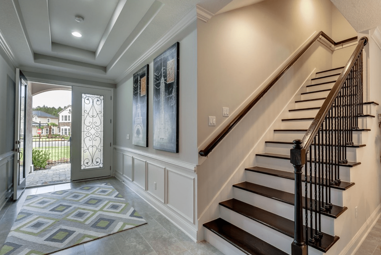 Beautiful light with staircase